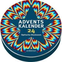 Ars Edition Adventskalender in der Dose. 24 optische Illusionen