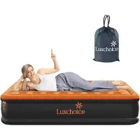 OEM Elektrisch opblaasbaar luchtbed voor 2 personen met Premium-matras voor camping en indoor gebruik