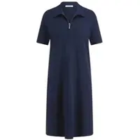 Peter Hahn Polo-Kleid blau