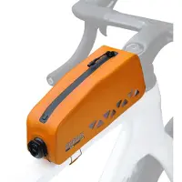 RockBros Road to Sky Fahrrad Rahmentasche 100% Wasserdicht Oberrohrtasche Fahrradtasche für Rennrad Orange