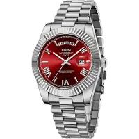 Nibosi Herrenuhr Analoge Quarzuhr Edelstahl Armbanduhr für Herren Wasserdicht Business Casual Klassische Uhr mit Tages- und Datumsanzeige