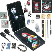 Disney The Nightmare Before Christmas Adventskalender 2025 für Frauen & Teenager, Weihnachtskalender mit 24 Überraschungen, Schrein, Countdown Geschenk