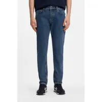BOSS für Herren. 50566052 Blaue Tapered Fit Jeans (42/34), Lässig, Baumwolle, Denim