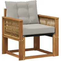 Syfax Outdoor-Sofa Massivholz Akazie Natur