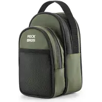 RockBros Fahrradtasche Lenkertasche Vordertasche für Faltrad mit Schnalle Schichtspeicher Fahrrad Lenkertasche Grün