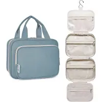 OEM Reise-Toilettentasche Medium Grau Blau Kosmetik Organizer
