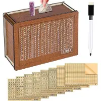 OEM Sparbox mit Zähler 15L x 1,5W x 15H cm Plastik