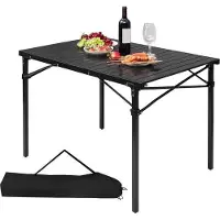 OEM Klappbarer Aluminiumtisch 104x69x70cm schwarz