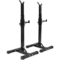 StarTech.com Langhantelständer - Verstellbares Stativ - 14 Höhenniveaus - Max. Belastung 200 kg - Freistehend - Für Krafttraining - Grün