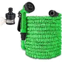 Markenlos Gartenschlauch erweiterbar 30m - Flexibler Gartenschlauch für Auto Waschen und Bewässerung mit universellen Anschlüssen