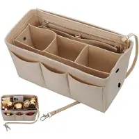 OEM Beige Damenhandtas-Organizer Medium