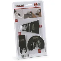 Kreator 3 Klingen für oszillierendes Multifunktionswerkzeug