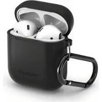 Spigen 066CS24808, Hülle, Silikon, Schwarz