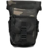 Unyqoos Multifunktionale Bein- und Hüfttasche für Reisen & Outdoor, 600DEN Polyester, verstellbarer abnehmbarer Hüft- und Oberschenkelgurt, Smartphonefach