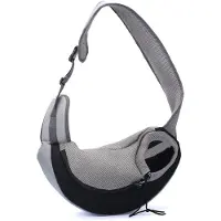 Unyqoos Tragetasche für Haustiere (bis 5 kg) – verstellbare, maschinenwaschbare Schultertasche aus Oxford-Stoff mit atmungsaktivem Mesh & Sicherheits-Haken