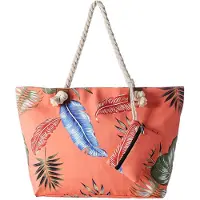 Unyqoos XXL Strandtasche mit Reißverschluss – geräumige Damen‑Tasche 58×38×18 cm, robustes Außenmaterial, breiter Kordel‑Tragegurt