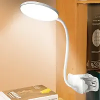 Unyqoos LED-Leselampe mit flexiblem Schwanenhals – USB‑Akku 1800 mAh, bis 30 Std. Laufzeit, 3 Lichtmodi & 3 Helligkeitsstufen, dimmbar, augenschonend, Touch, für Bett & Schreibtisch