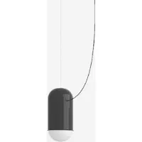Lucis Pendelleuchte CAPSULE 6,2W LED 3000K Glas schwarz opal ZL.L1.C15.61