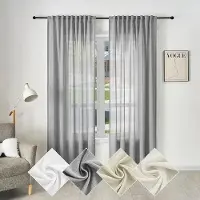 OEM Transparante Rolgordijn in Weiß/Krème/Grün/Sandfarben - 135/175/225/245cm