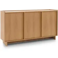 3Xeliving Kommode, karamellfarbene Eiche, 147 x 82 x 39 cm