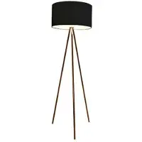 Azzardo Stehleuchte Finn, Kupfer-Schwarz, AZ3010, E27, 1x60W, IP20, 45cm, Schwarz-Kupfer