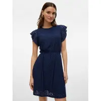 Vero Moda Tassa Frill Kurzes ärmelloses Kleid