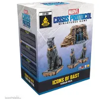 Atomic Mass Games Marvel Crisis Protocol Geländeset Ikonen von Bast Wakanda