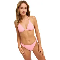 Roxy Triangel-Bikini-Top "Solid Essentials Tiki Tri", Damen, Gr. S, rosa (plumeria), Obermaterial: 85% Polyester, 15% Elasthan., Bikini-Oberteile Triangel-Bikini-Top