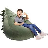 OEM Dino-Fluweel-Zitzak - Multifunktional - 1 Stück - Weich