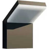 Arcchio LED-Außenwandleuchte Yolena, anthrazit, Alu, 21cm