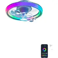 OEM Deckenventilator, Smarte Steuerung, RGB-Beleuchtung, Deckenventilatorlicht