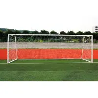 Unyqoos Fußballtornetz aus Polyethylen 2,8 mm – wetterfest, 14 cm Maschenweite, passend für 5‑5 bis 11‑11 Tore, leicht montierbar