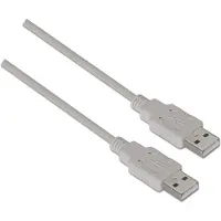 Aisens A101-0022, 2 m, USB A, USB A, USB 2.0, Beige