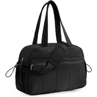 Unyqoos Sporttasche mit Nassfach – stylische Damen- & Mädchentasche aus Taslan‑Nylon mit Baumwollfutter, abnehmbarer Schulterriemen, 40 x 28 x 18 cm, handgepäcktauglich