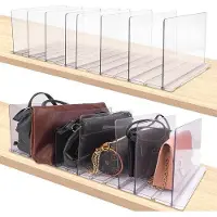 OEM Klarsichtige Akryl-Taschen-Organizer 10-teilig