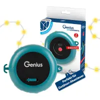 Genius Camping LED Lichterkette Akku aufrollbar 2.tlg, 4 Lichtmodi, 9 M lang, wiederaufladbare Bleuchtung für Party Ausflug Balkon