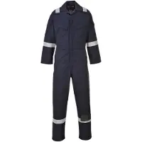 Portwest Flammhemmende und antistatische Overall 350g Farbe: Marine Größe XL -