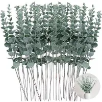OEM Kunst-Eukalyptus Dekoration, 50 Stück, 38 cm grün