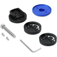 Kwmobile Halterung kompatibel mit Garmin Edge / Bryton Rider / CatEye - Fahrrad Halter Fahrradcomputer - Vorbauhalterung Steuerrohr Top Cap
