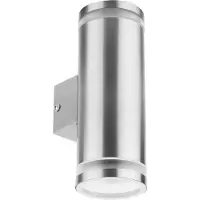 Neo Tools Lampe für den Außenbereich, Edelstahl, 220-240V 50hz, IP 44, max. 35W, GU10-Glühbirne (nicht mitgeliefert)