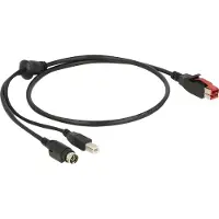 DeLOCK 85487, 1 m, USB B, USB 2.0, 0,48 Gbit/s, Schwarz