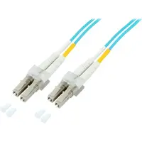 Efbe-Schott EFB O0312.30 Duplex Jumper LC-LC 50/125μ, OM3, LSZH, aqua, 2.0mm, 30m O031230