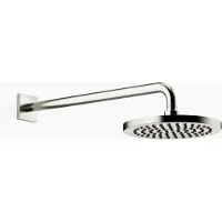 Dornbracht Regenbrause mit Wandanbindung, Ausladung 450mm, Ø 220mm, flowReduce, 28648670-06, Farbe: Platin Matt