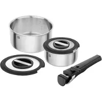 Zwilling Unlock Kochtopfset 5-tlg 18/10 Edelstahl