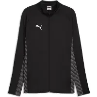 Puma teamLIGA26 Training Jacket Jr, Größe:164, Farben:Black-White-Flat Dark Gray