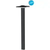 Näve LED-Außensockelleuchte - Aluminum; Kunststoff - anthrazit, opal; 2057997
