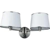 Candellux Lighting Sp. z o.o Candellux IBIS 22-00890 silberne Wandleuchte