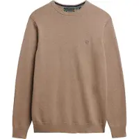 Superdry für Herren. M6110691A Pullover Essentials beige (XXL), Lässig, Baumwolle