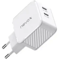 Nevox Netzteil Dual USB-C 45W weiss