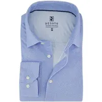 Desoto Langarmhemd "Jerseyhemd Casual Kent"